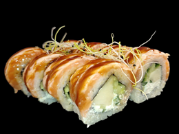 27. Opalony łosoś 8 szt.