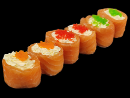 25. E-łosoś 6 szt.